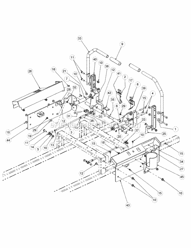 Control Assembly (2005 & Before) Diagram and Parts List for M50-KHS 53BB5BBP750 Cub Cadet Sprayer